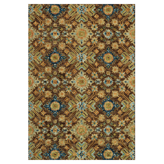 Amer Rugs 8 x 10 (ft) Wool Brown Rectangular Indoor Area rug