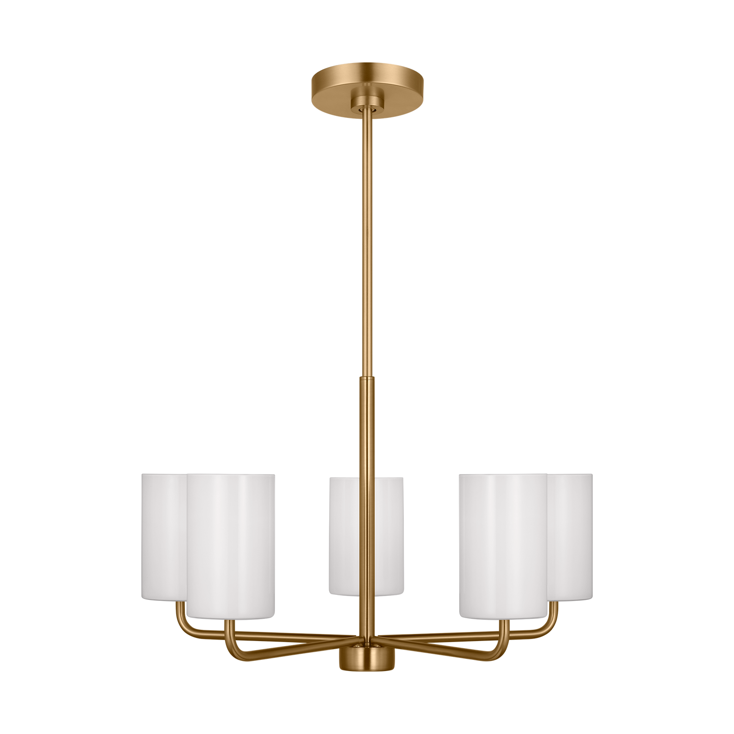 Generation Lighting Rhett 5 -Light Satin Bronze Modern/contemporary For Use in Dining Rooms, Foyers, Living Rooms Chandelier