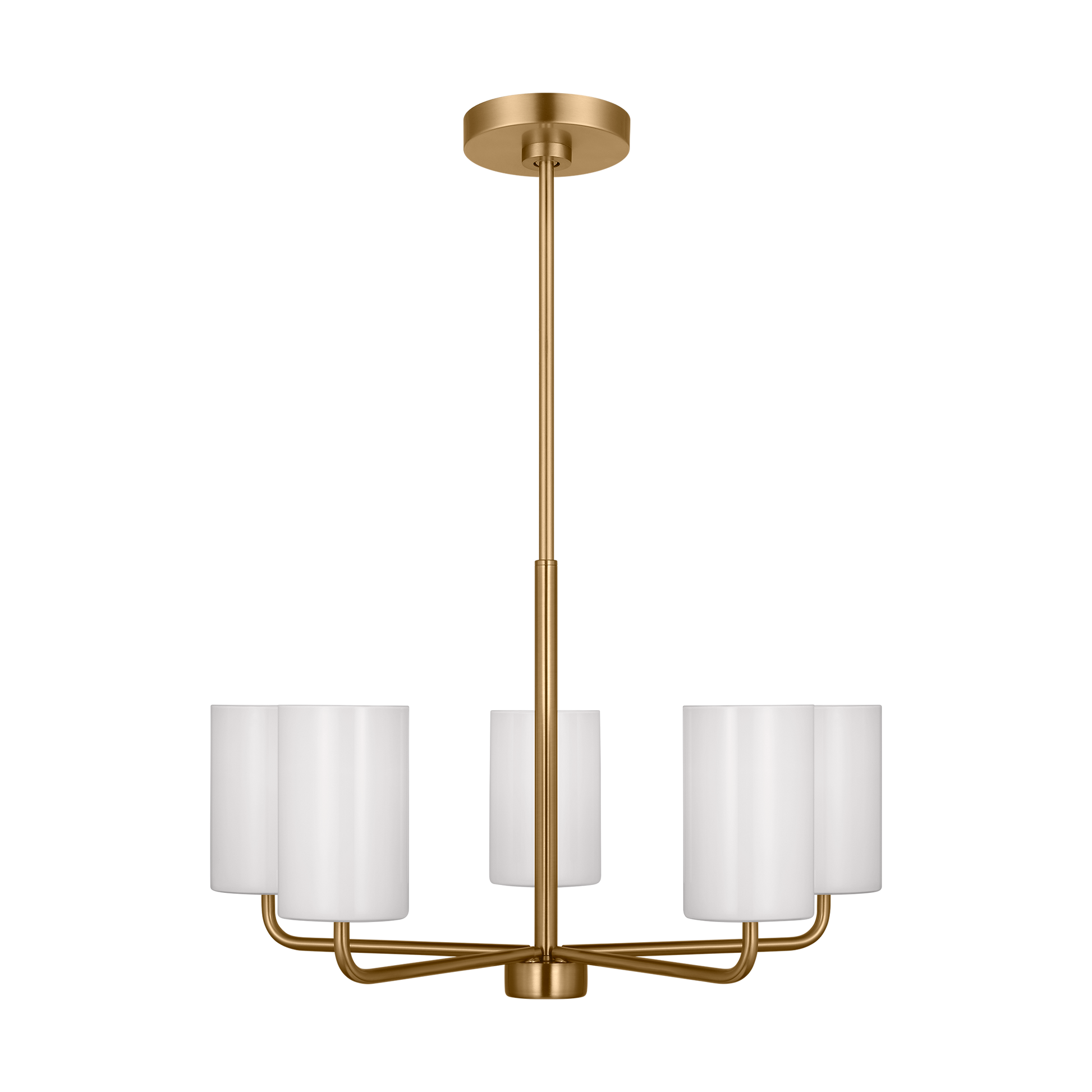 Generation Lighting Rhett 5 -Light Satin Bronze Modern/contemporary For Use in Dining Rooms, Foyers, Living Rooms Chandelier