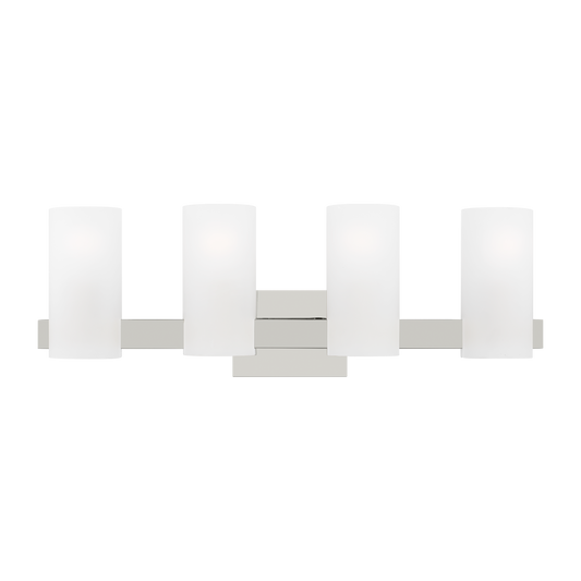 Scott Living Rhode 27-in 4 Light Polished Chrome Modern/contemporary Bathroom Vanity light