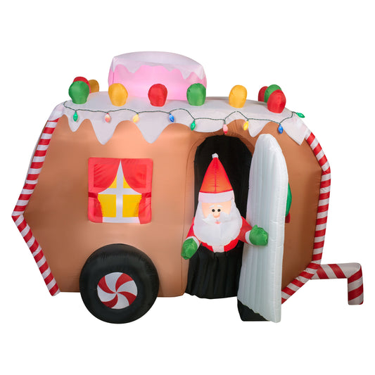 National Tree Company 7.5-ft Lighted Gingerbread Christmas Inflatable