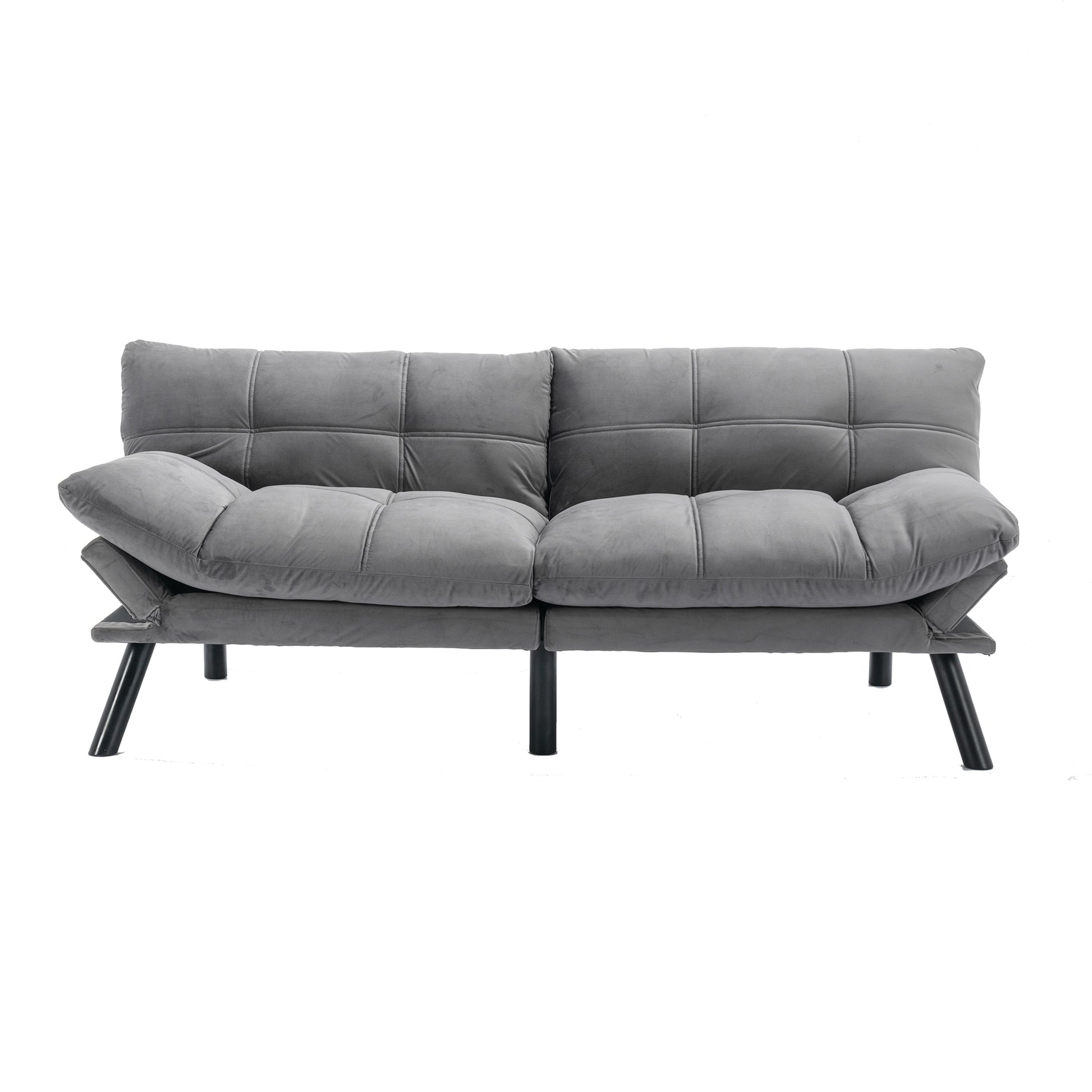 SINOFURN Gray Contemporary/Modern Polyester Sofa bed
