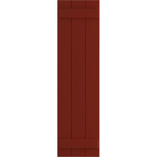 Ekena Millwork 16.125-in W x 58-in H Pepper Red Board and batten Exterior Shutters ( 2 -Pack )