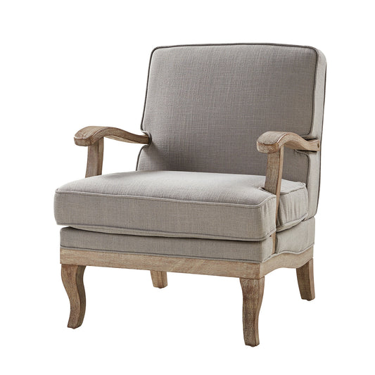 14 Karat Home 28-in W Midcentury GREY Accent Armchair