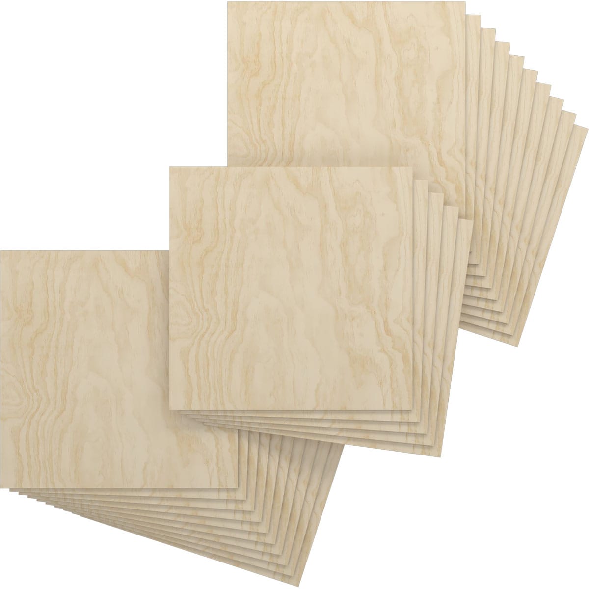 Ekena Millwork 23-3/4-in x 23-3/4-in Smooth Birch Wood 25 -Pack