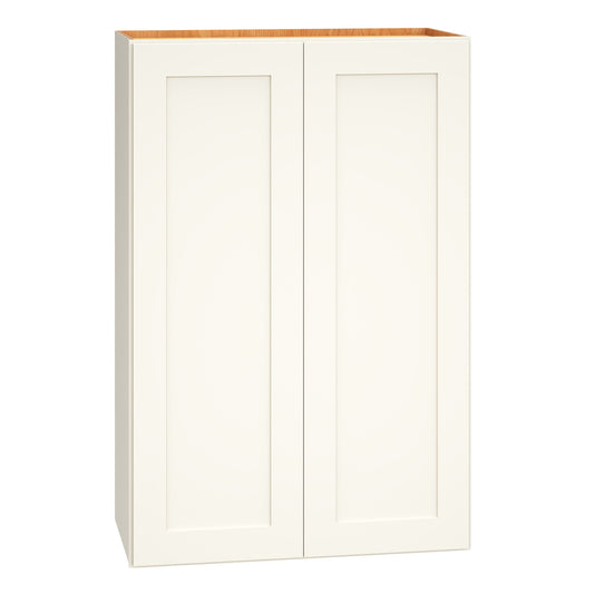 RELIABILT Pinnacle 24-in W x 36-in H x 12-in D White Wall Fully Assembled Plywood Cabinet Recessed Panel Shaker