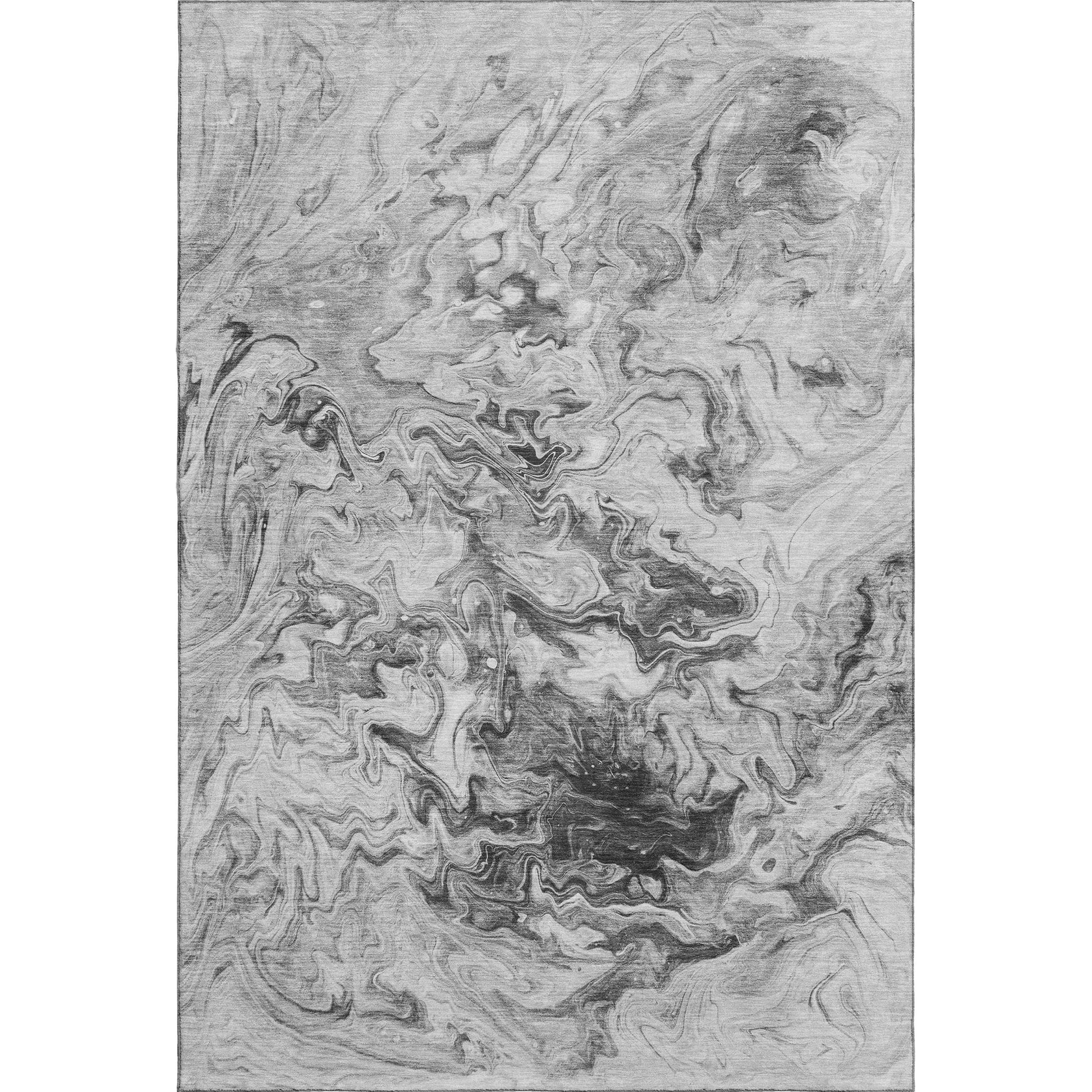 Addison Rugs Mayfield AMF603GY 8 x 10 (ft) Loomed Polyester Gray Rectangular Indoor Geometric Machine washable Pet Friendly Area rug