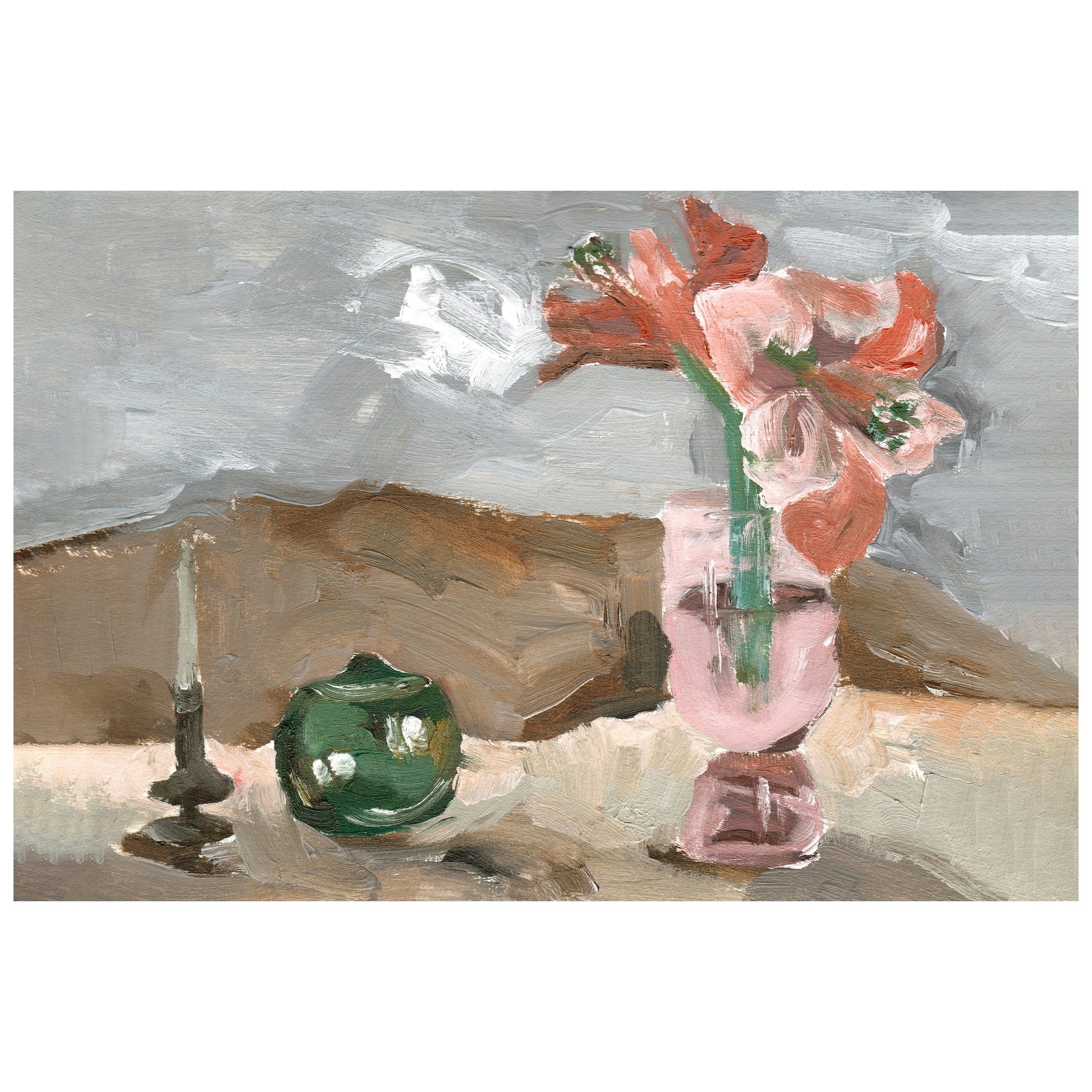 Empire Art Direct Rustic Still Life II Unframed 48-in H x 32-in W Modern Glass Print
