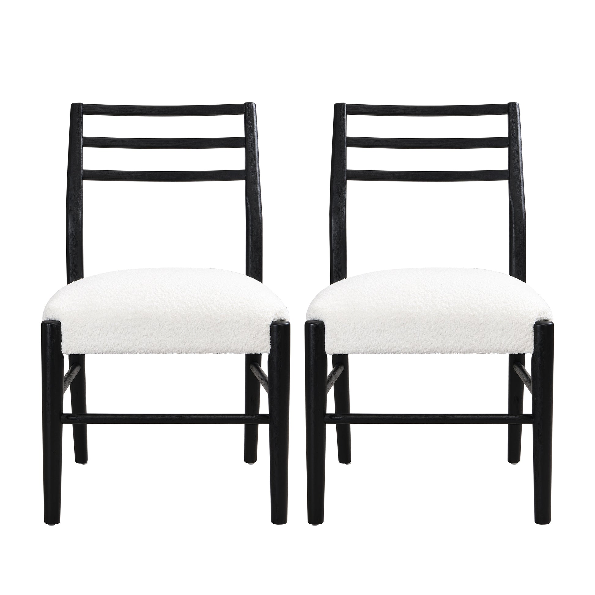 Best Selling Home Decor Set of 2 Contemporary/Modern Polyester Upholstered Dining Side Chair (Wood Frame)