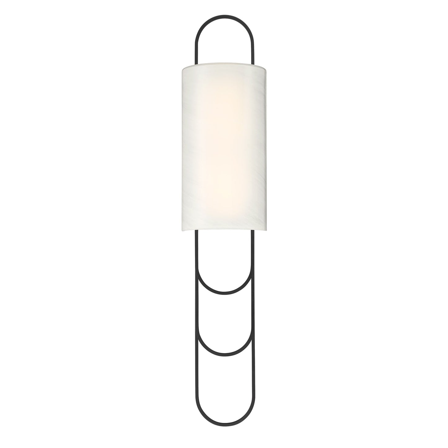 Savoy House Tartine 6.25-in W 1 -Light Matte Black Integrated LED Wall Sconce