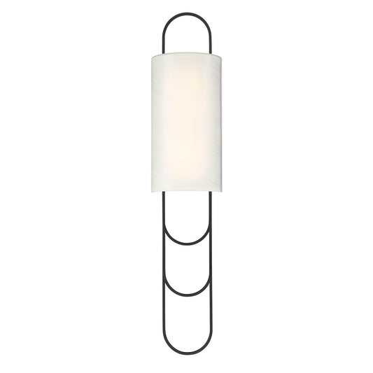 Savoy House Tartine 6.25-in W 1 -Light Matte Black Integrated LED Wall Sconce