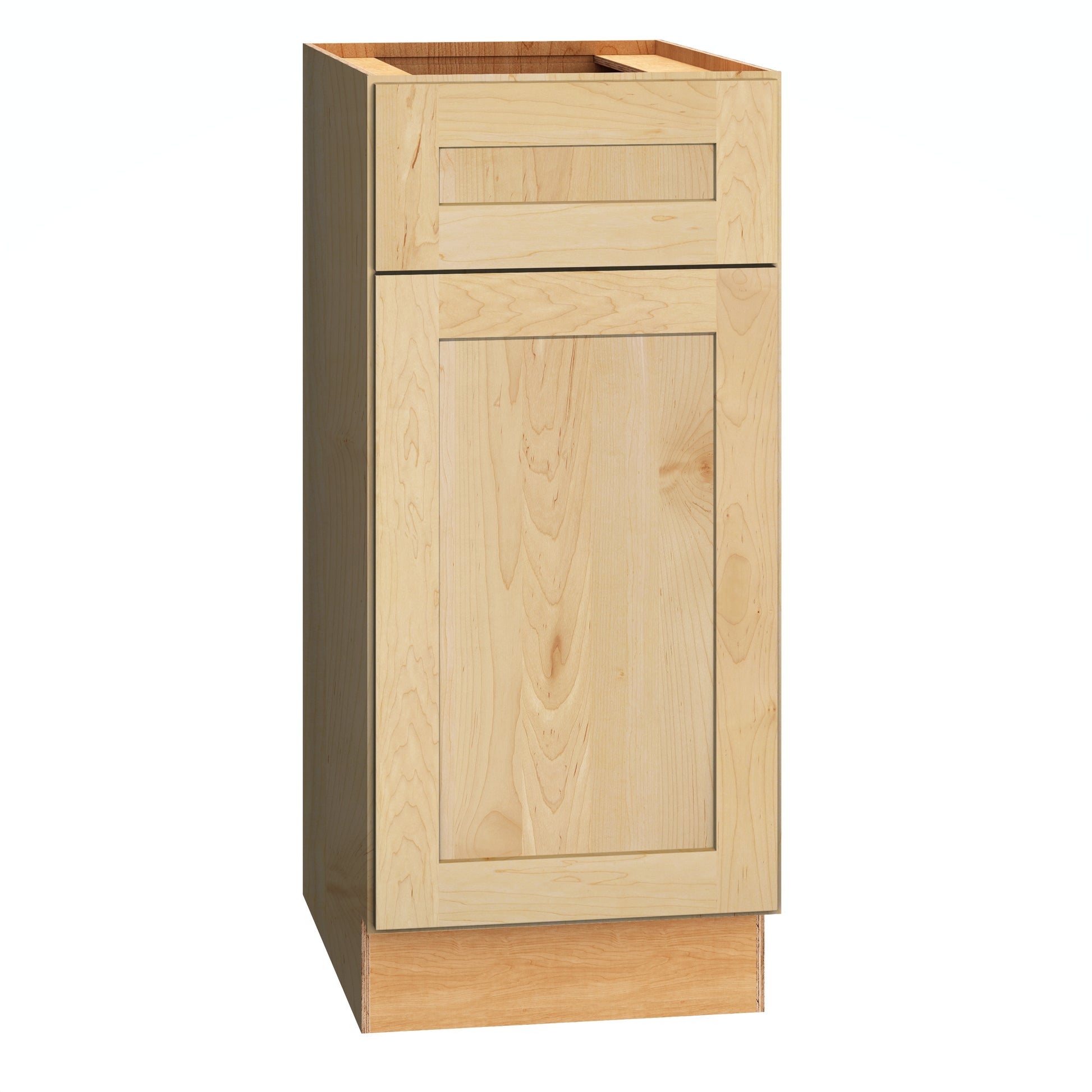 Diamond Express Jamestown 15-in Natural Light Brown Bathroom Vanity Base Cabinet without Top