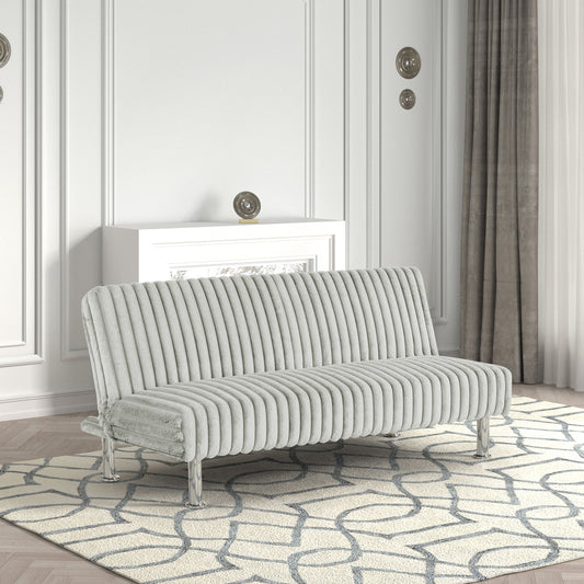 Furniture of America Nalgen Light Gray Contemporary/Modern Polyester Sofa bed