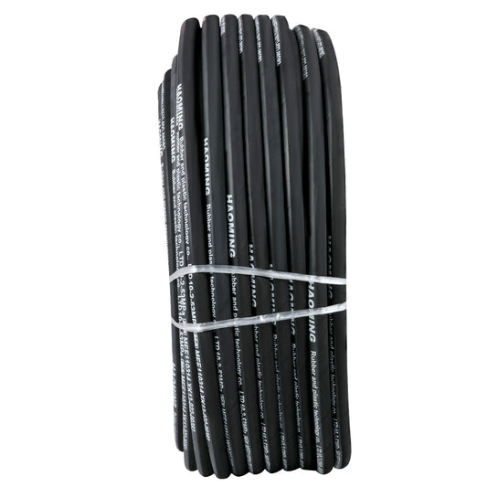 SVOPES Hydraulic Hose 328 Feet. 3/8inch Rubber Hydraulic Hose with 2 High-Tensile Steel Wire Braid. 5000 PSI Max. Bulk Hydraulic Oil Hose. Flexible. -40Â°F to 250Â°F
