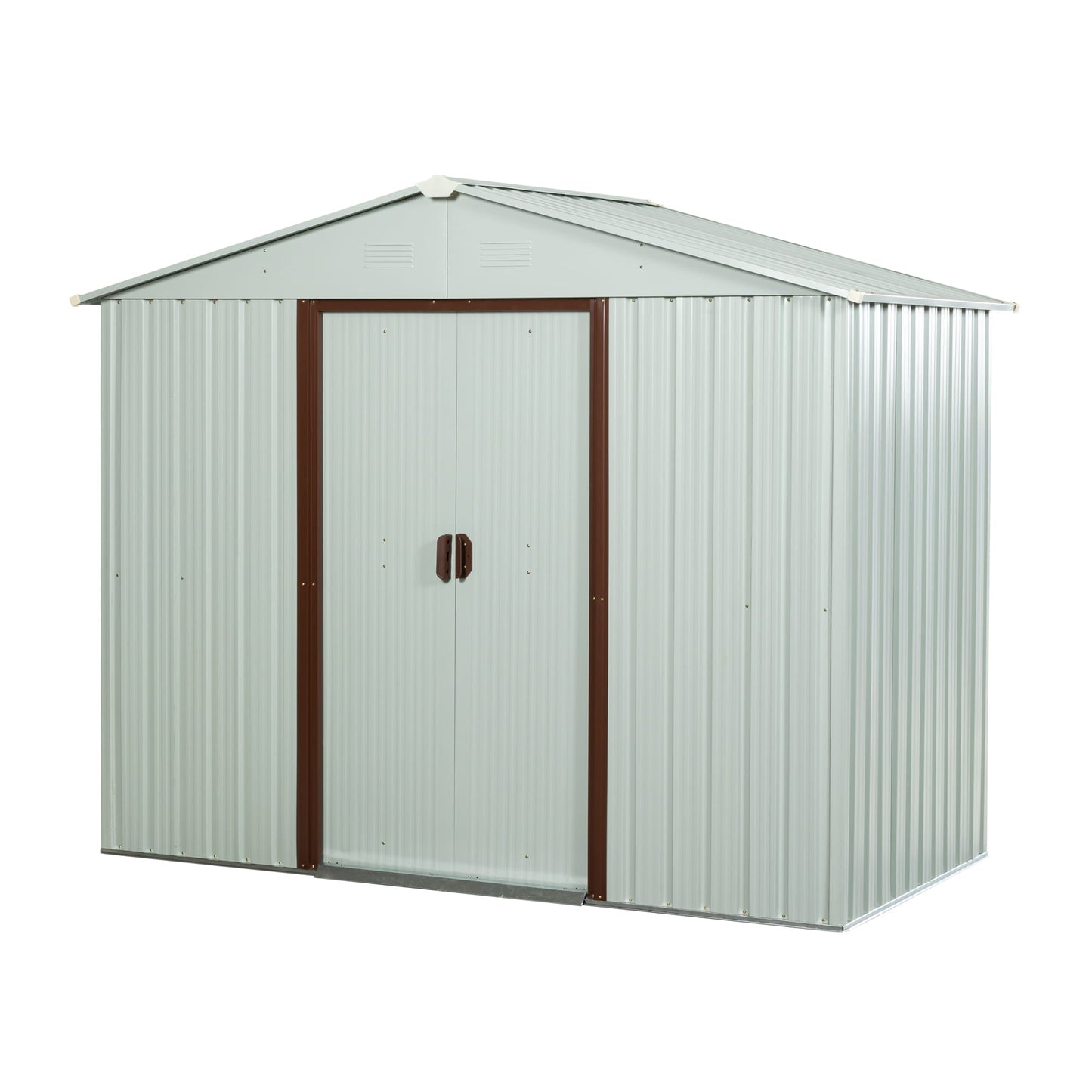 Xspracer 3.92-ft x 6.08-ft Galvanized steel Metal Storage Shed