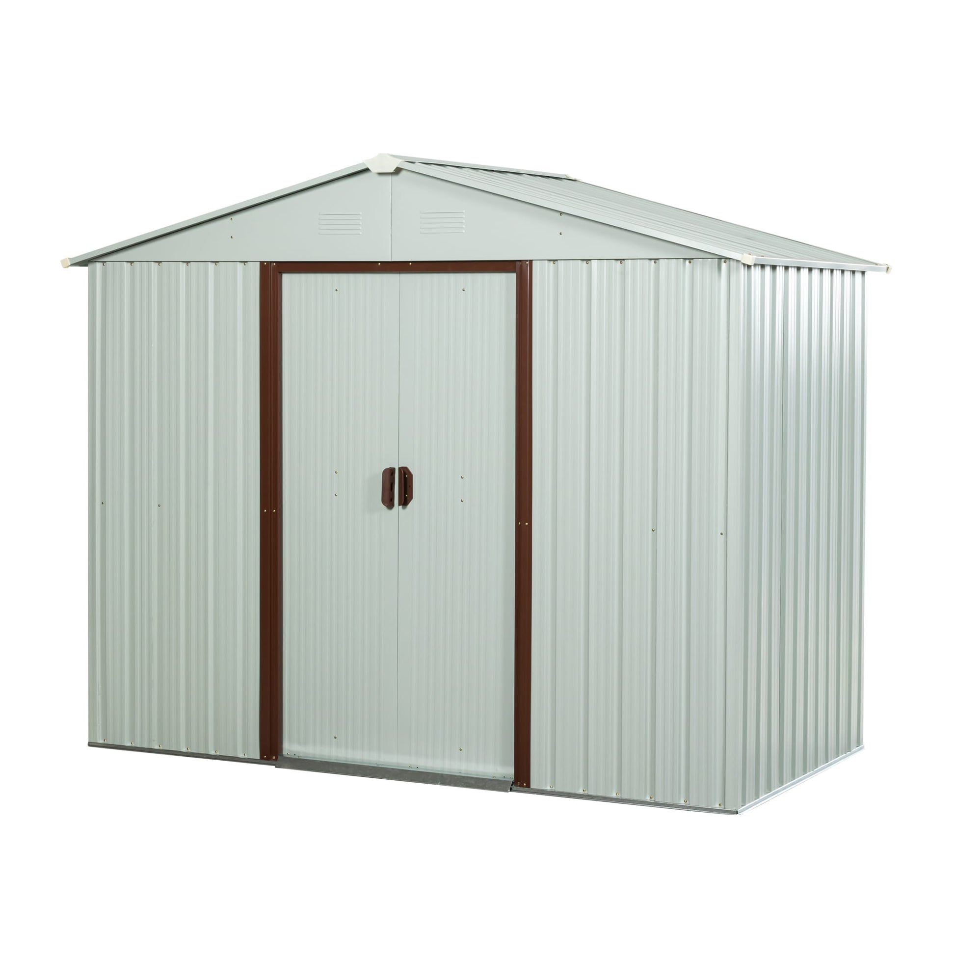 Xspracer 3.92-ft x 6.08-ft Galvanized steel Metal Storage Shed