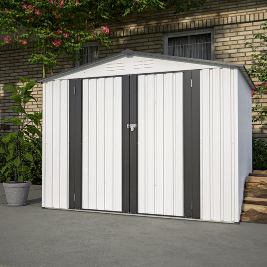 Xspracer 6-ft x 8-ft Galvanized steel Metal Storage Shed