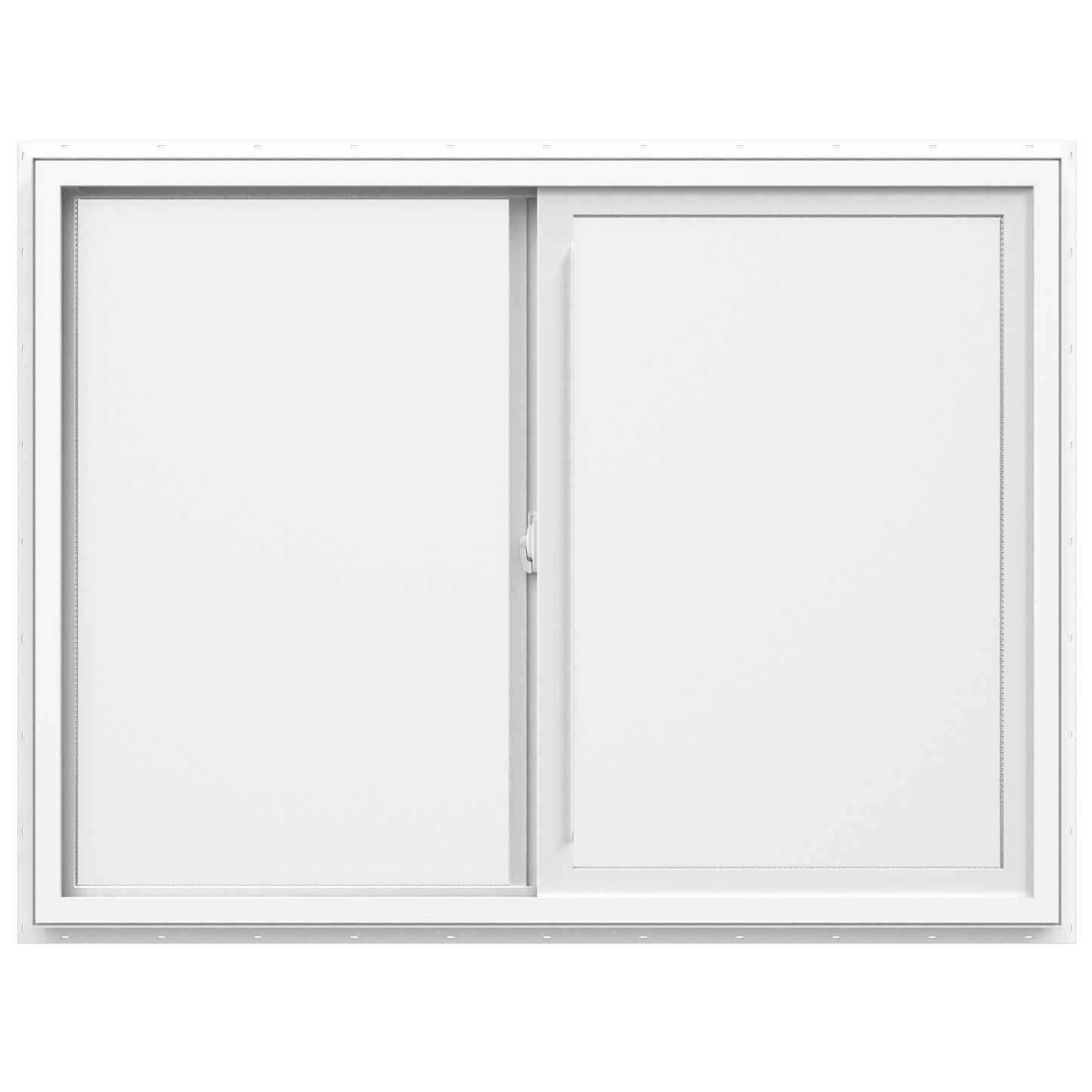 Pella 150 Series 47-1/2-in x 17-1/2-in White Exterior White Interior Left-Handed Vinyl Sliding Window Annealed Glass (Half Screen Included)