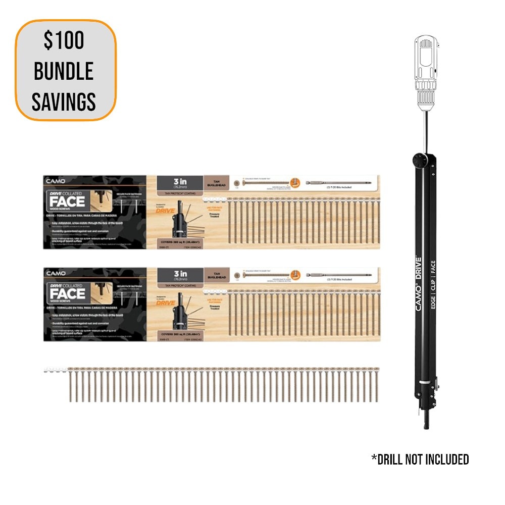 CAMO #10 x 3-in Wood to wood Deck Screws ( 2000 -Per Box )