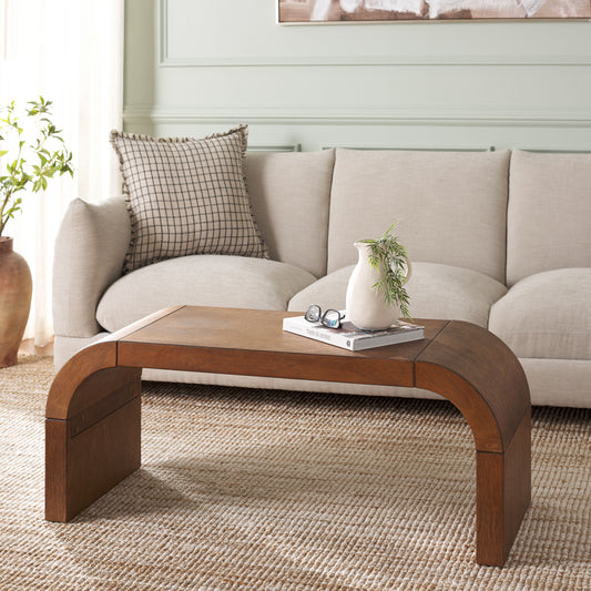Safavieh Modern Wood Nc Coating 45-in W x 18-in H Coffee Table