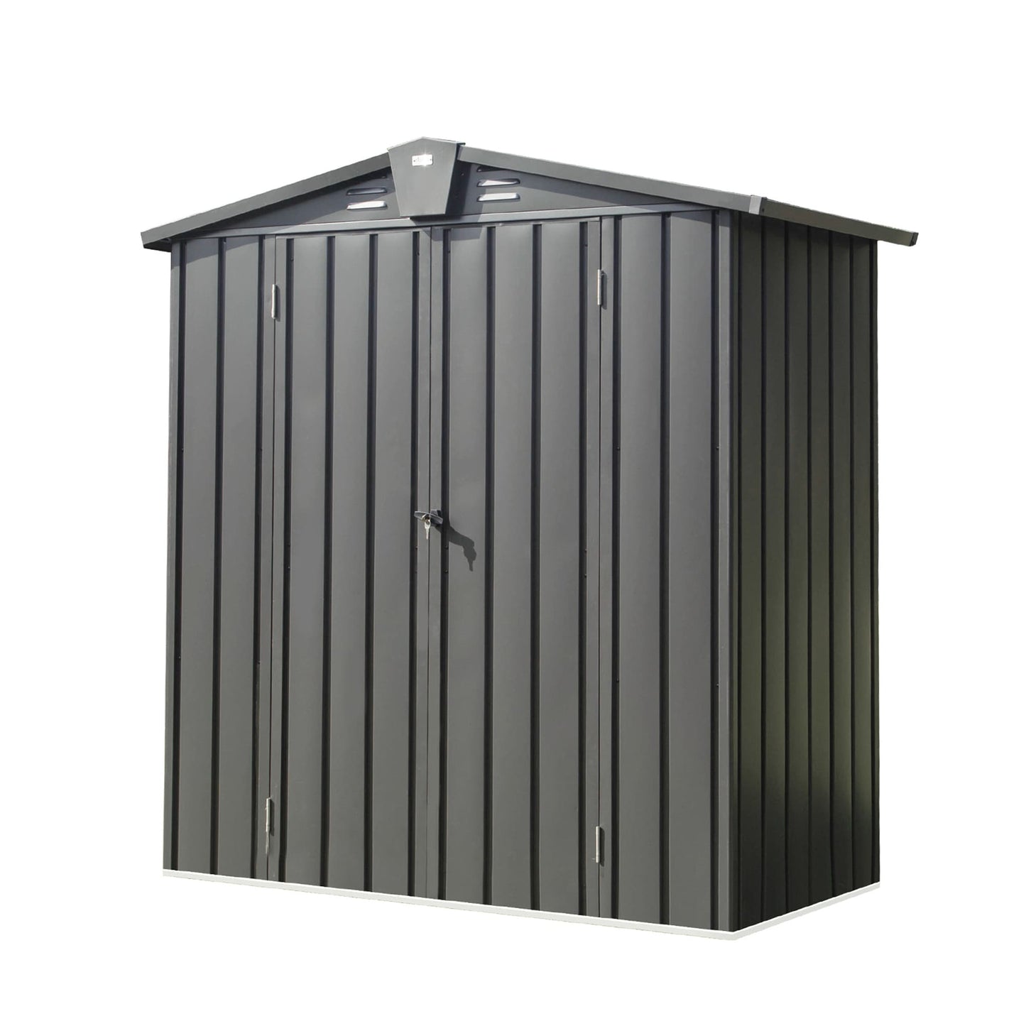 Kahomvis 3-ft x 5.7-ft Galvanized steel Metal Storage Shed