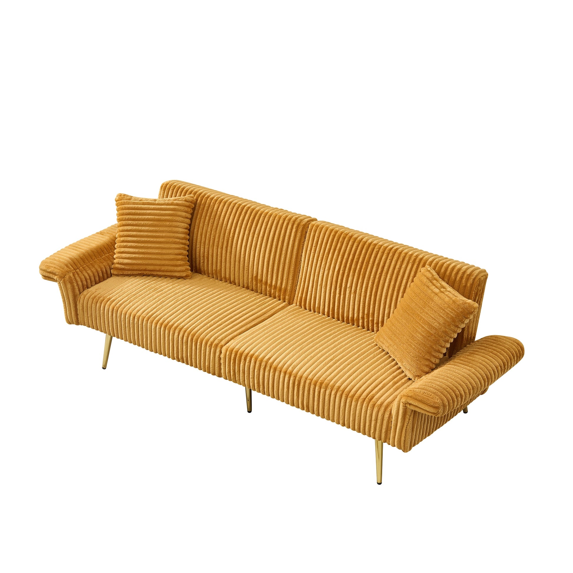 Bybafun 79-in W Modern Yellow 2-seater Sleeper