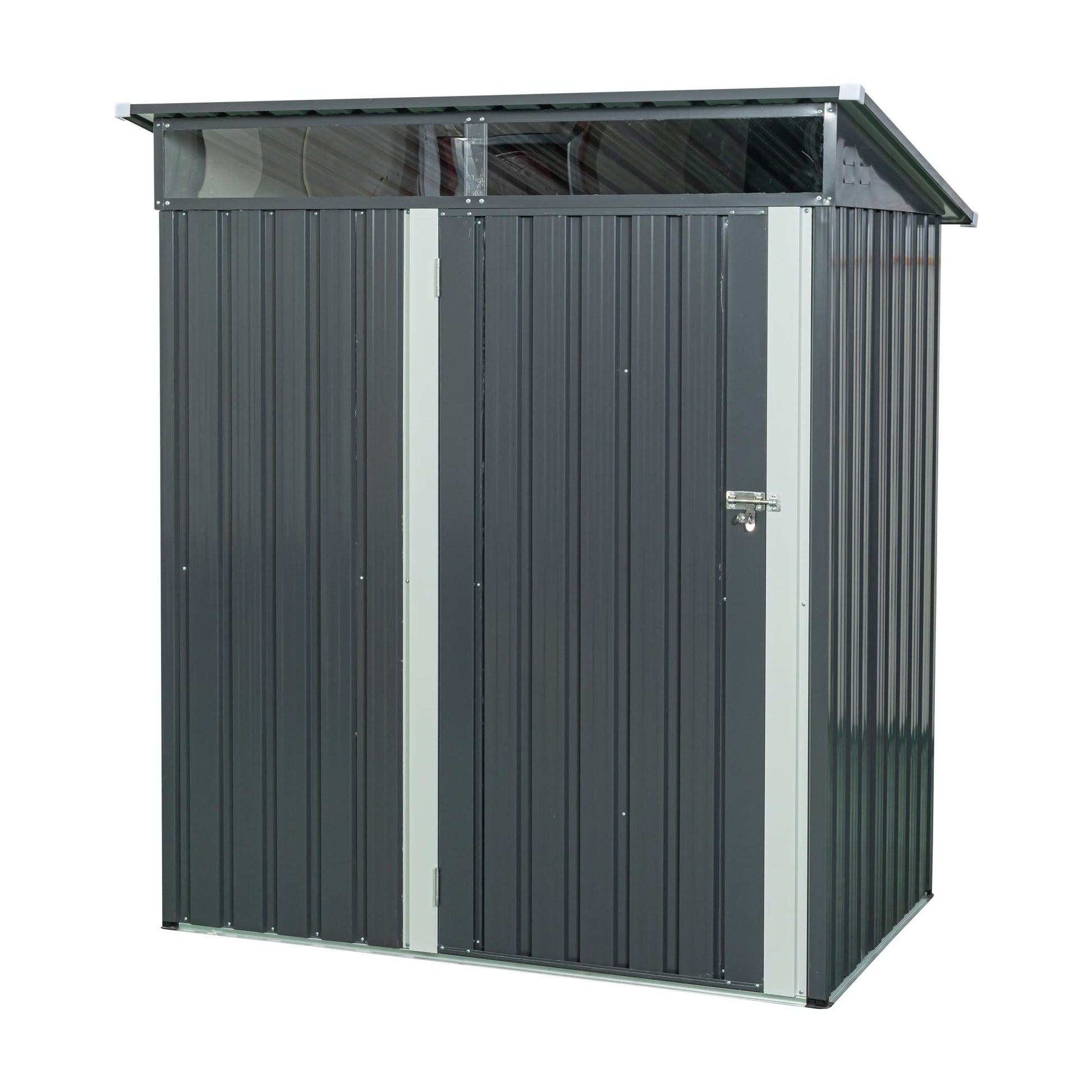 Bayfeve 5-ft x 3-ft Galvanized steel Metal Storage Shed
