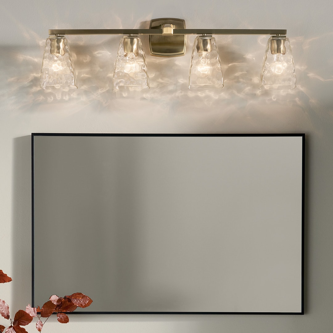 Kichler Marant 33.25-in 4 Light Bronze Modern/contemporary Bathroom Vanity light