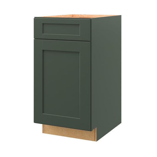 allen + roth Galway 18-in W x 34.5-in H x 24-in D Sage Base Fully Assembled Cabinet Flat Panel Shaker