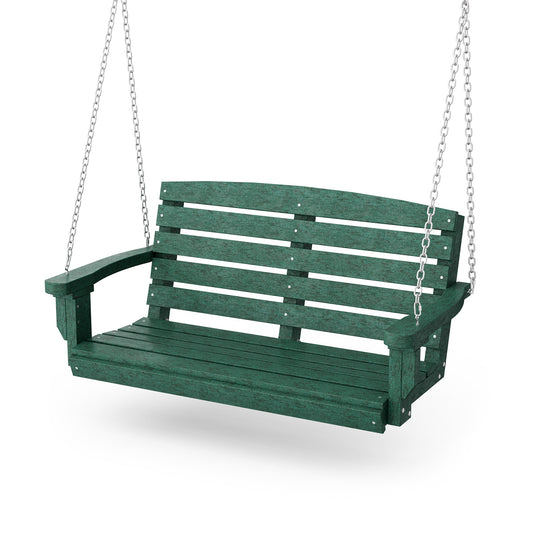 Wildridge Classic 2 -person Turf Green Plastic Outdoor Swing