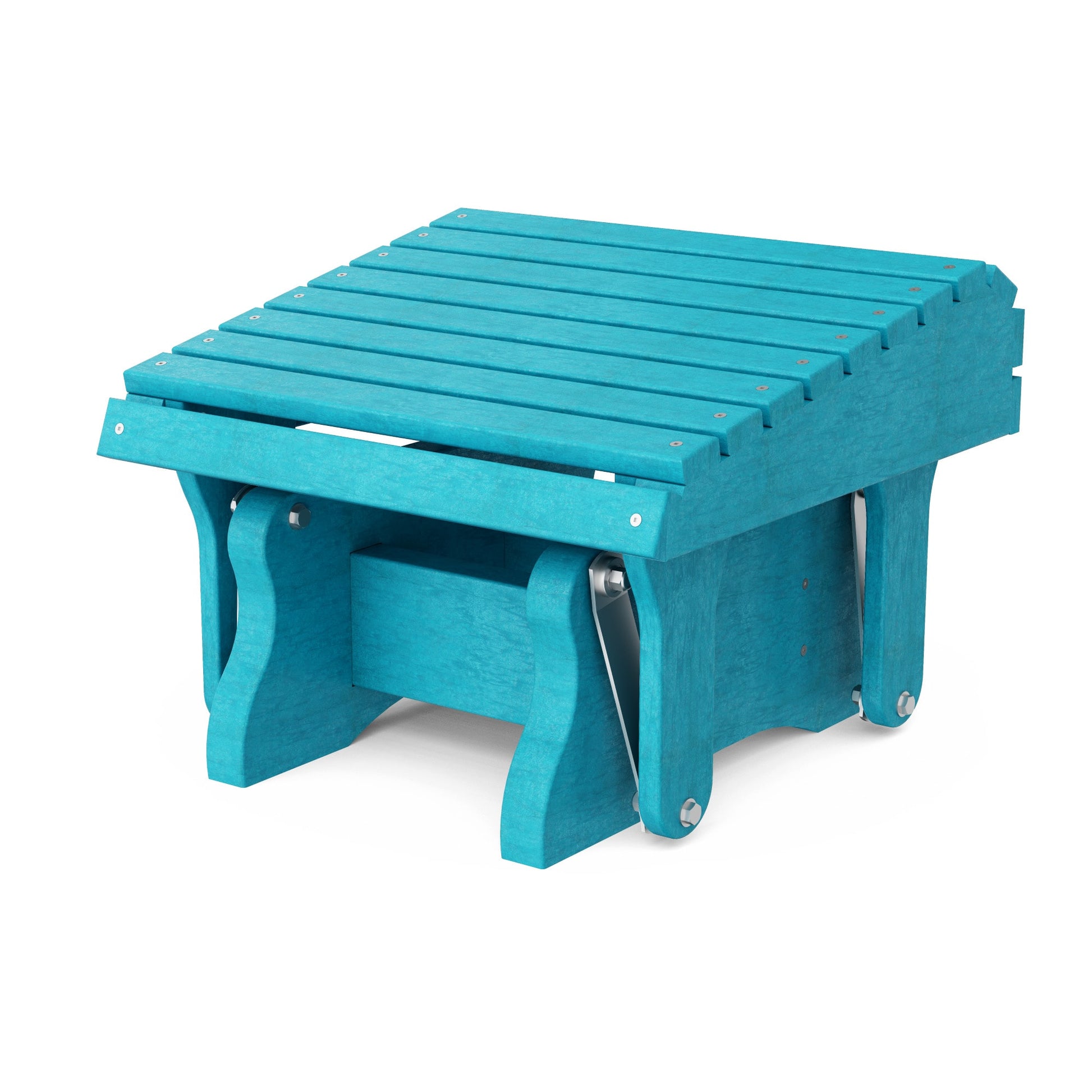 Wildridge Heritage Gliding Aruba Blue HDPE Foot stool