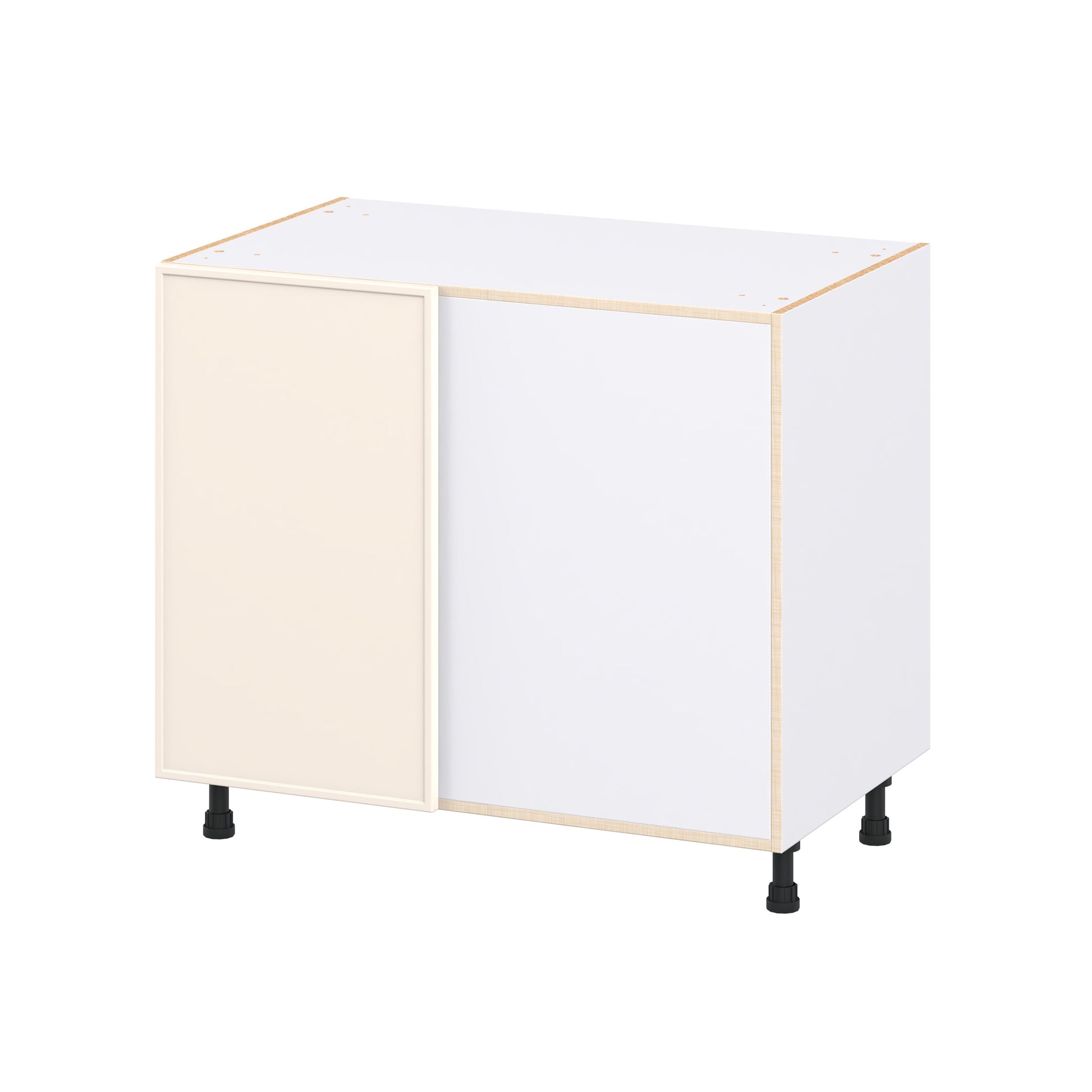 Hugo&Borg Chapel Hill 39-in W x 34.5-in H x 24.66-in D Washed Linen Base Fully Assembled Cabinet Flat Panel Slim shaker