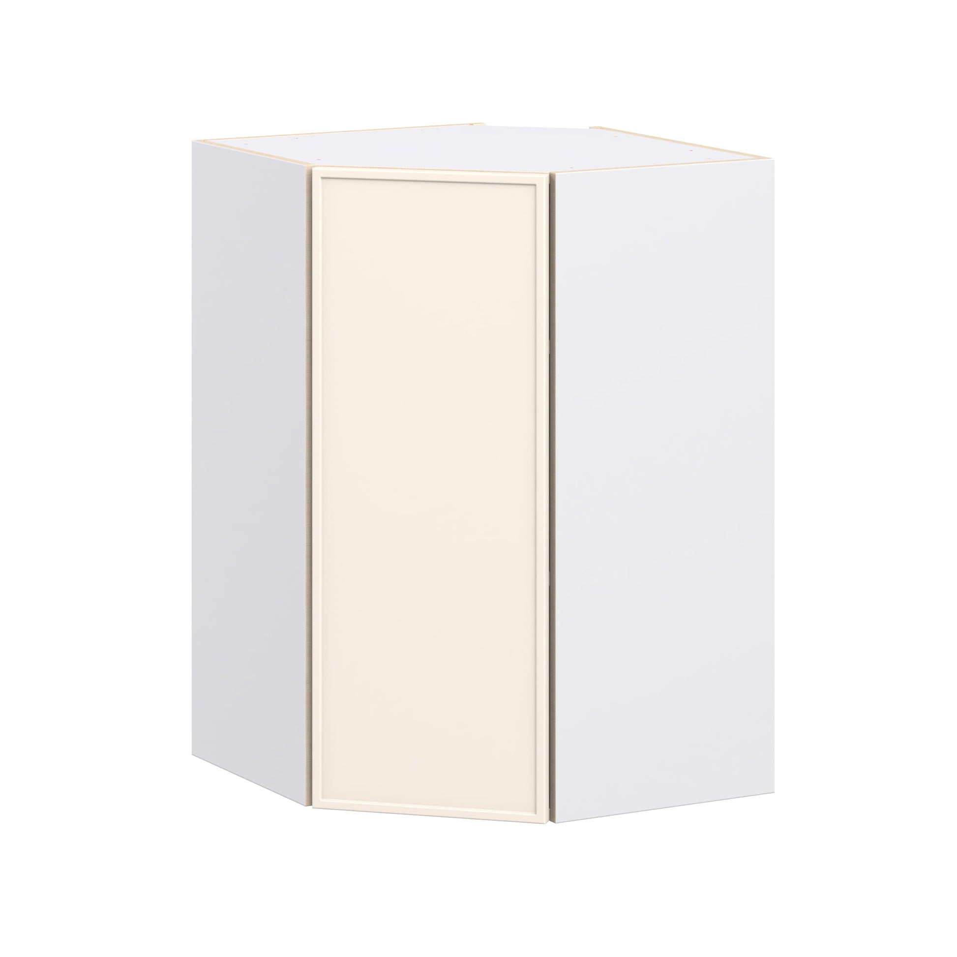 Hugo&Borg Chapel Hill 24-in W x 35-in H x 24.66-in D Washed Linen Wall Fully Assembled Cabinet Flat Panel Slim shaker
