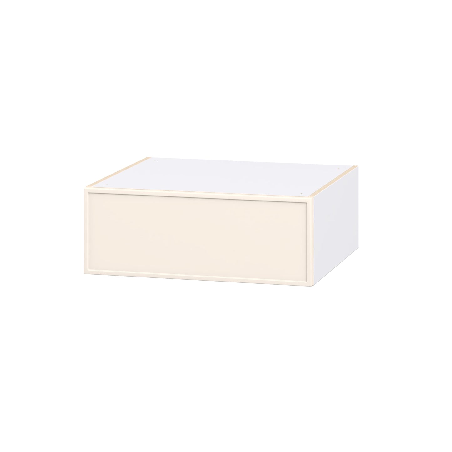 Hugo&Borg Chapel Hill 27-in W x 10-in H x 24.16-in D Washed Linen Wall Fully Assembled Cabinet Flat Panel Slim shaker