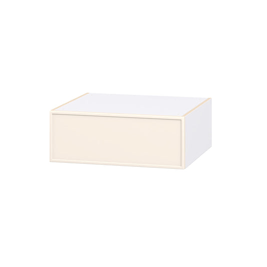 Hugo&Borg Chapel Hill 27-in W x 10-in H x 24.16-in D Washed Linen Wall Fully Assembled Cabinet Flat Panel Slim shaker