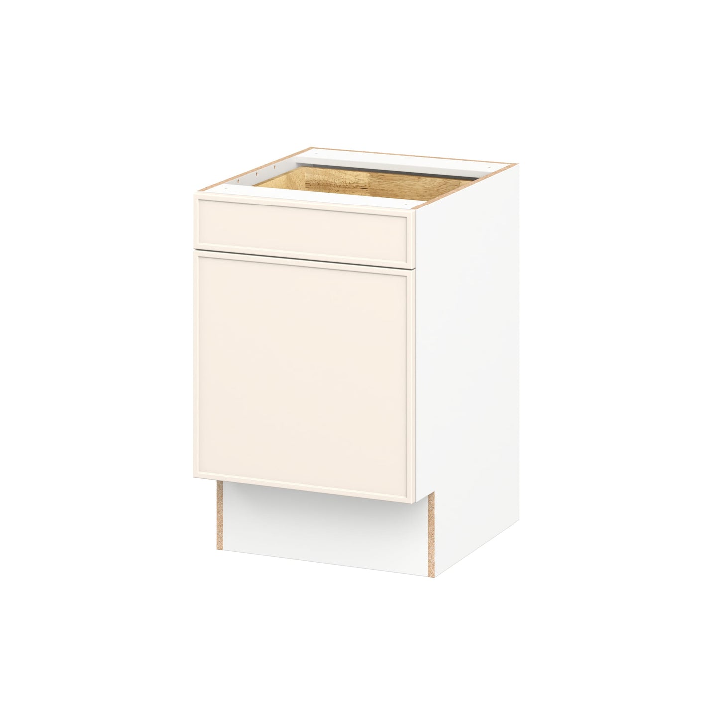 Hugo&Borg Chapel Hill 21-in W x 32.5-in H x 24.66-in D Washed Linen Base Fully Assembled Cabinet Flat Panel Slim shaker