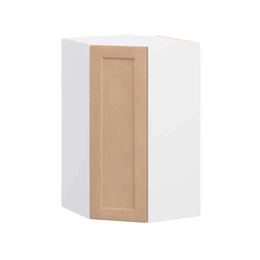 Hugo&Borg Raleigh 24-in W x 40-in H x 24-in D Sugar Cookie Wall Fully Assembled Cabinet Flat Panel Shaker