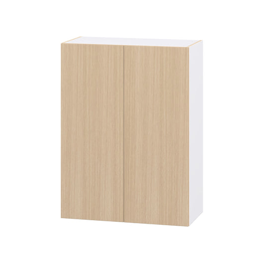 Hugo&Borg Winston 30-in W x 40-in H x 14.75-in D Mojavi Oak Wall Fully Assembled Cabinet Flat Panel Slab