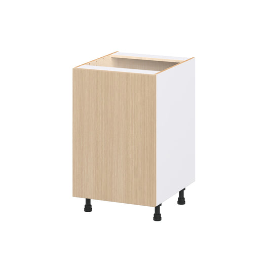 Hugo&Borg Winston 21-in W x 34.5-in H x 24.5-in D Mojavi Oak 3 -Drawers Base Fully Assembled Cabinet Flat Panel Slab