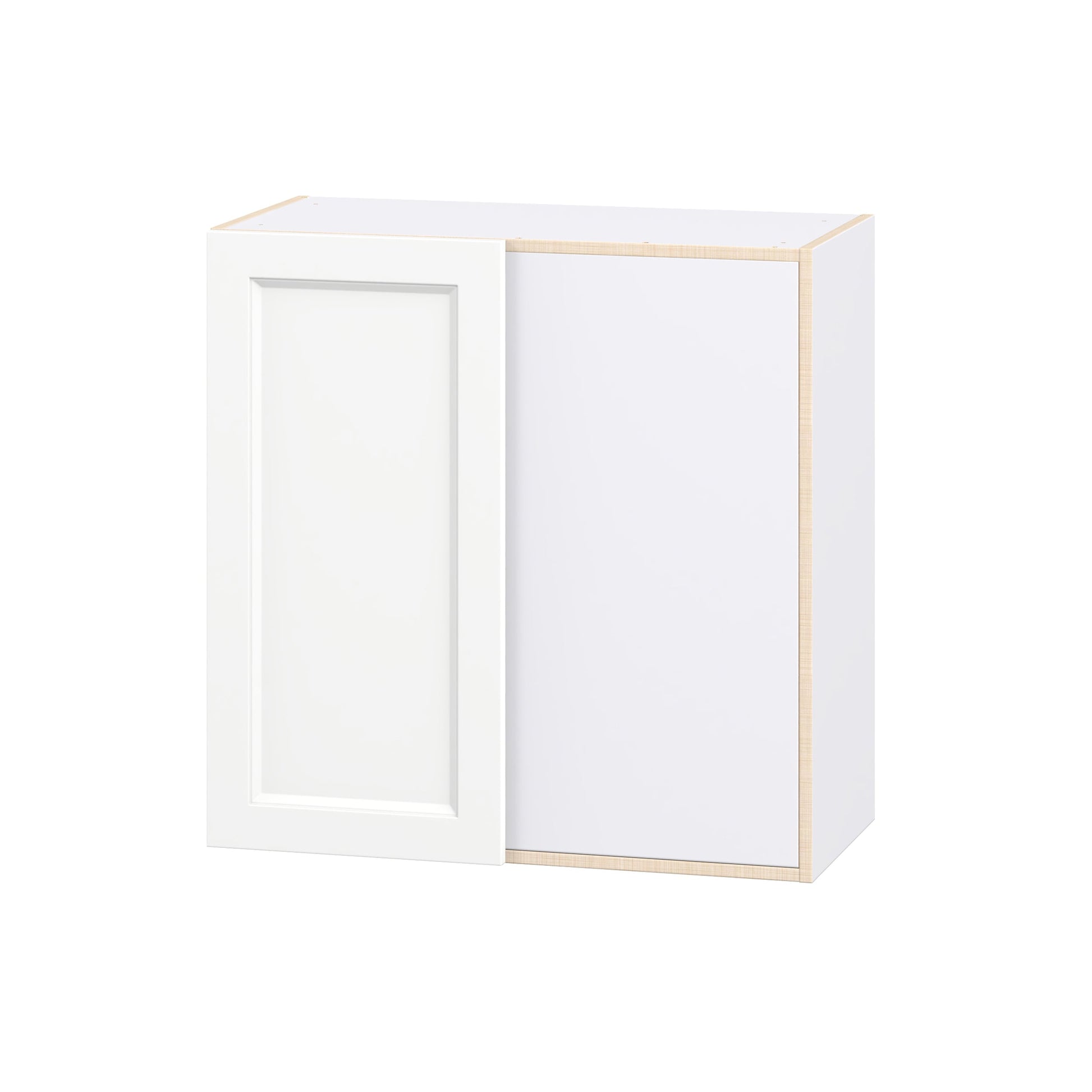 Hugo&Borg Riviera 30-in W x 30-in H x 14.75-in D Bright White Wall Fully Assembled Cabinet Flat Panel Shaker