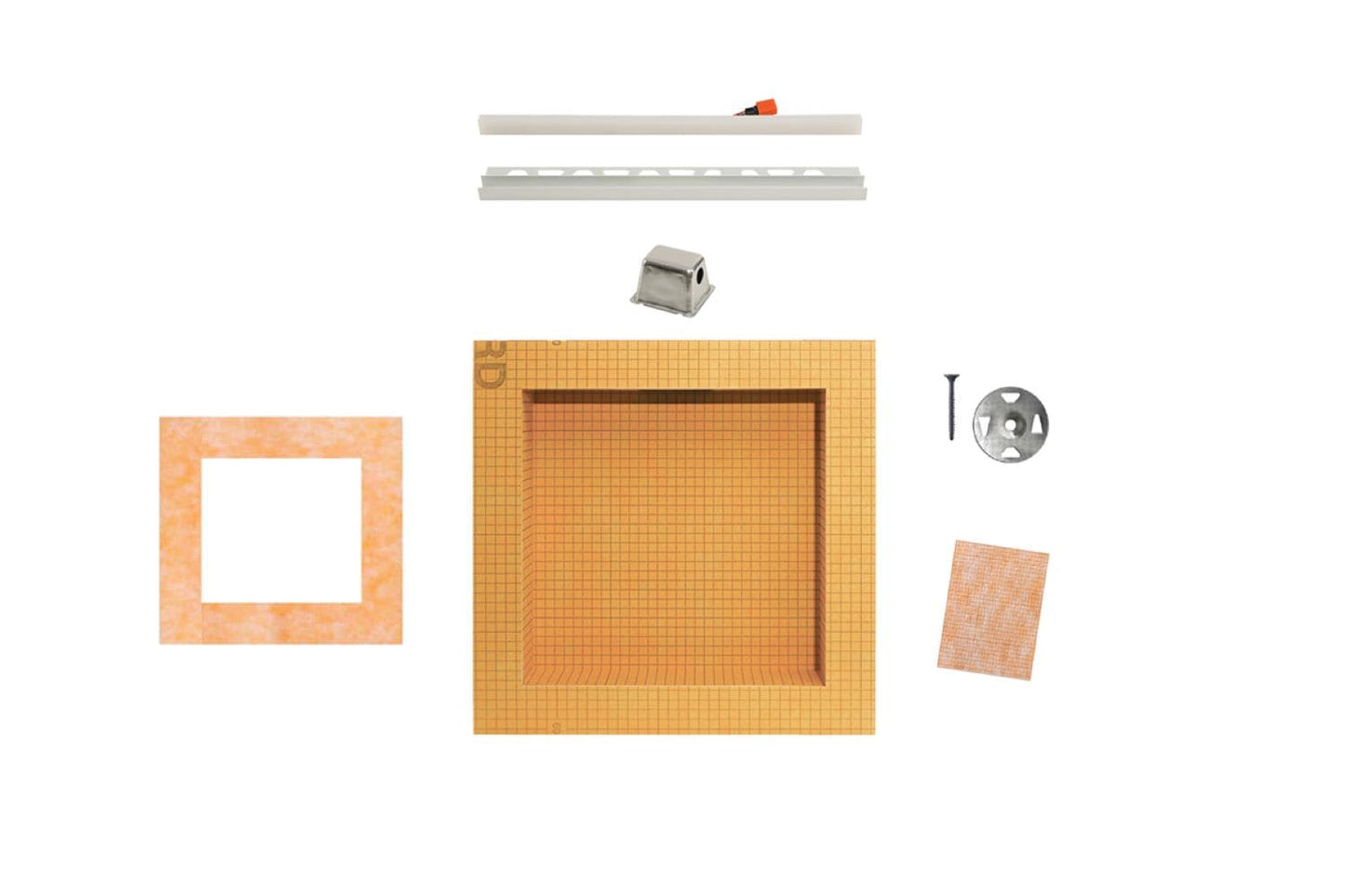 Schluter Systems Kerdi-Board-SNLT 12X12 Niche White Led w/Frame