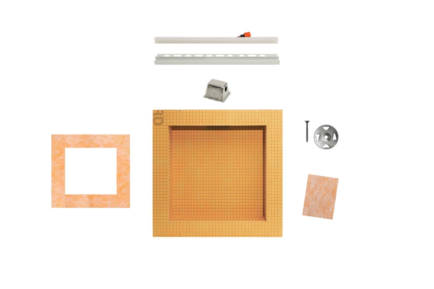 Schluter Systems Kerdi-Board-SNLT 12X12 Niche White Led w/Frame