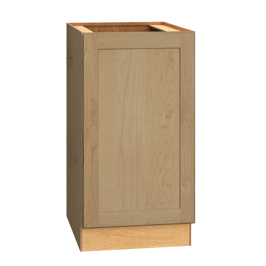 Diamond Express Jamestown 18-in W x 34.5-in H x 24-in D Coastline Brown Base Fully Assembled Plywood Cabinet Recessed Panel Shaker