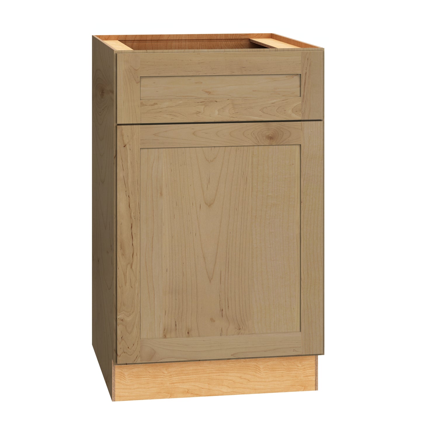 Diamond Express Jamestown 21-in W x 34.5-in H x 24-in D Coastline Brown Base Fully Assembled Plywood Cabinet Recessed Panel Shaker