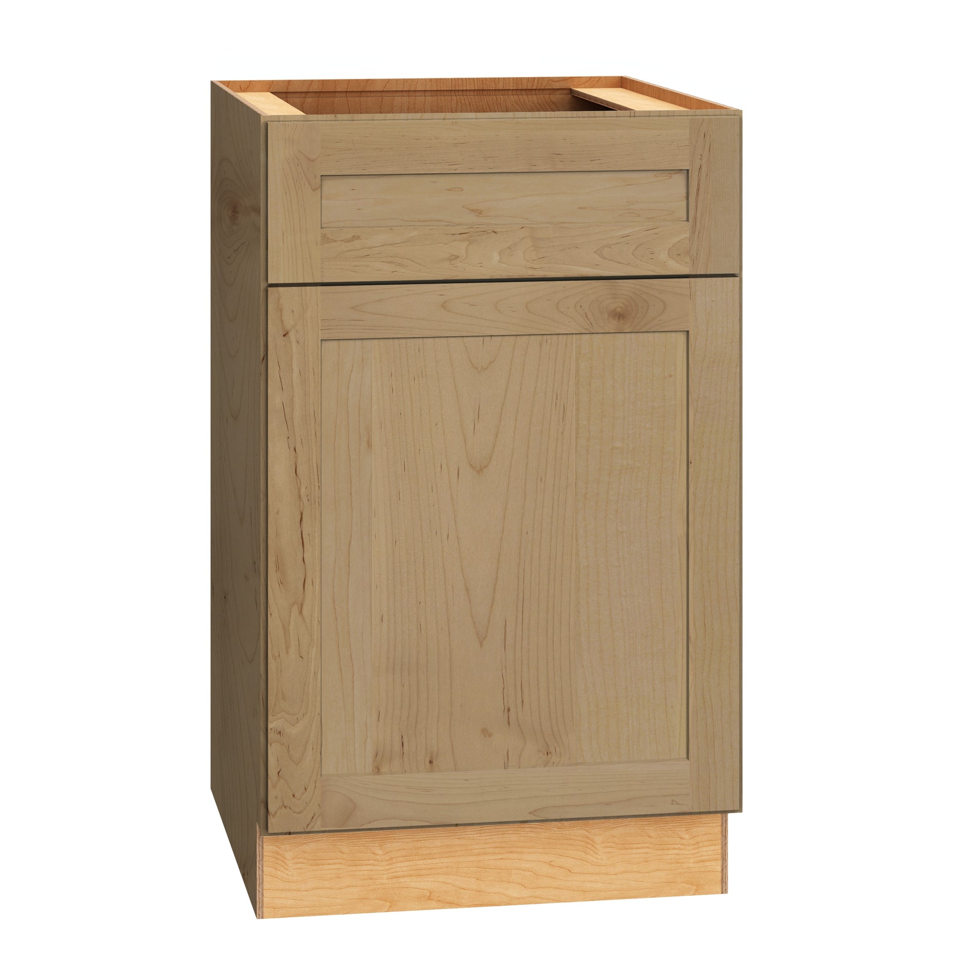 Diamond Express Jamestown 21-in W x 34.5-in H x 24-in D Coastline Brown Base Fully Assembled Plywood Cabinet Recessed Panel Shaker