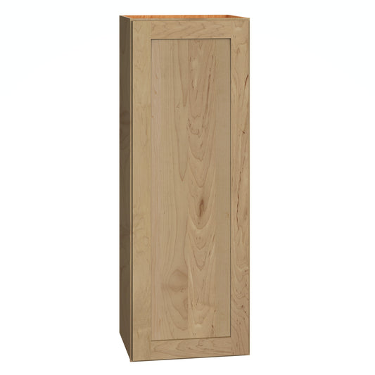 Diamond Express Jamestown 15-in W x 42-in H x 12-in D Coastline Brown Wall Fully Assembled Plywood Cabinet Recessed Panel Shaker