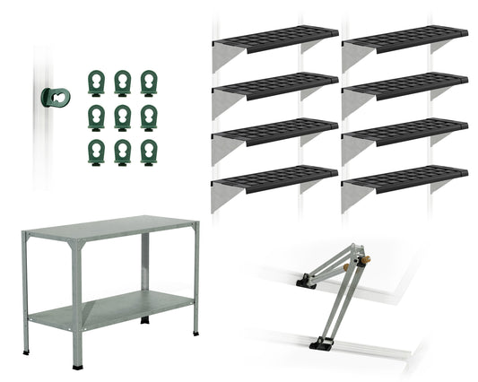 Canopia by Palram 11 -Pack Greenhouse Accessory Kit Metal Greenhouse accessories kit