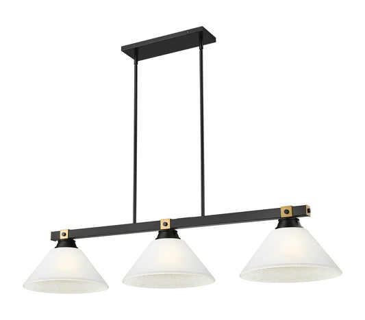 Z-Lite Bronte 3 -Light Multiple finishes Multiple colors Indoor White glass Glass Steel Chandelier