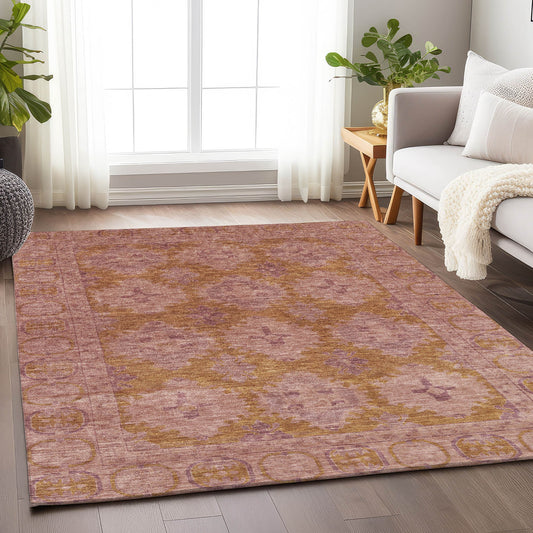 Addison Rugs Chantille ACN1760BL 9 x 12 (ft) Loomed Polyester Blush Rectangular Indoor/Outdoor Machine washable Pet Friendly Area rug