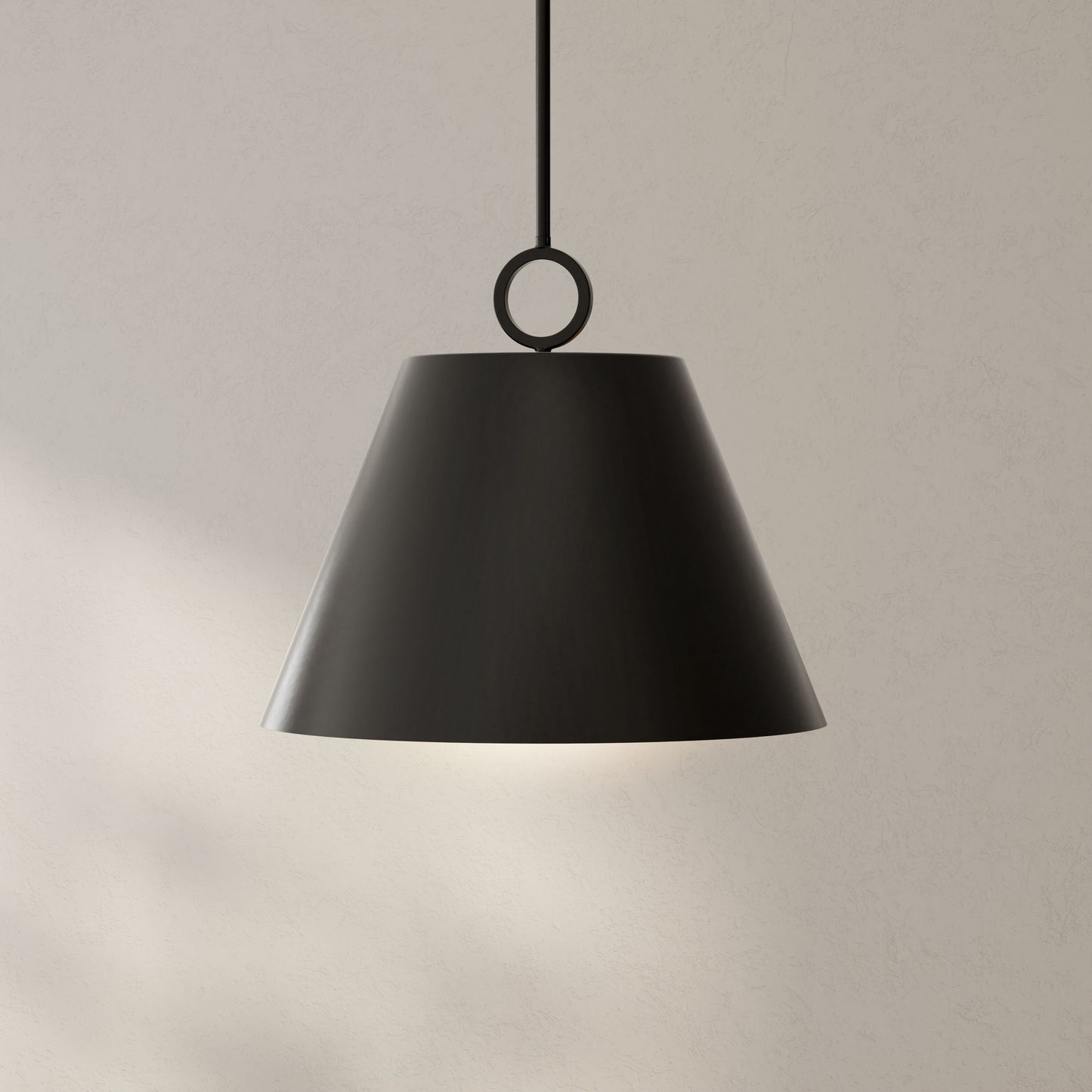 Progress Lighting Parkhurst 3 -Light Matte Black Transitional Metal Dome Medium Indoor Hanging Pendant Light